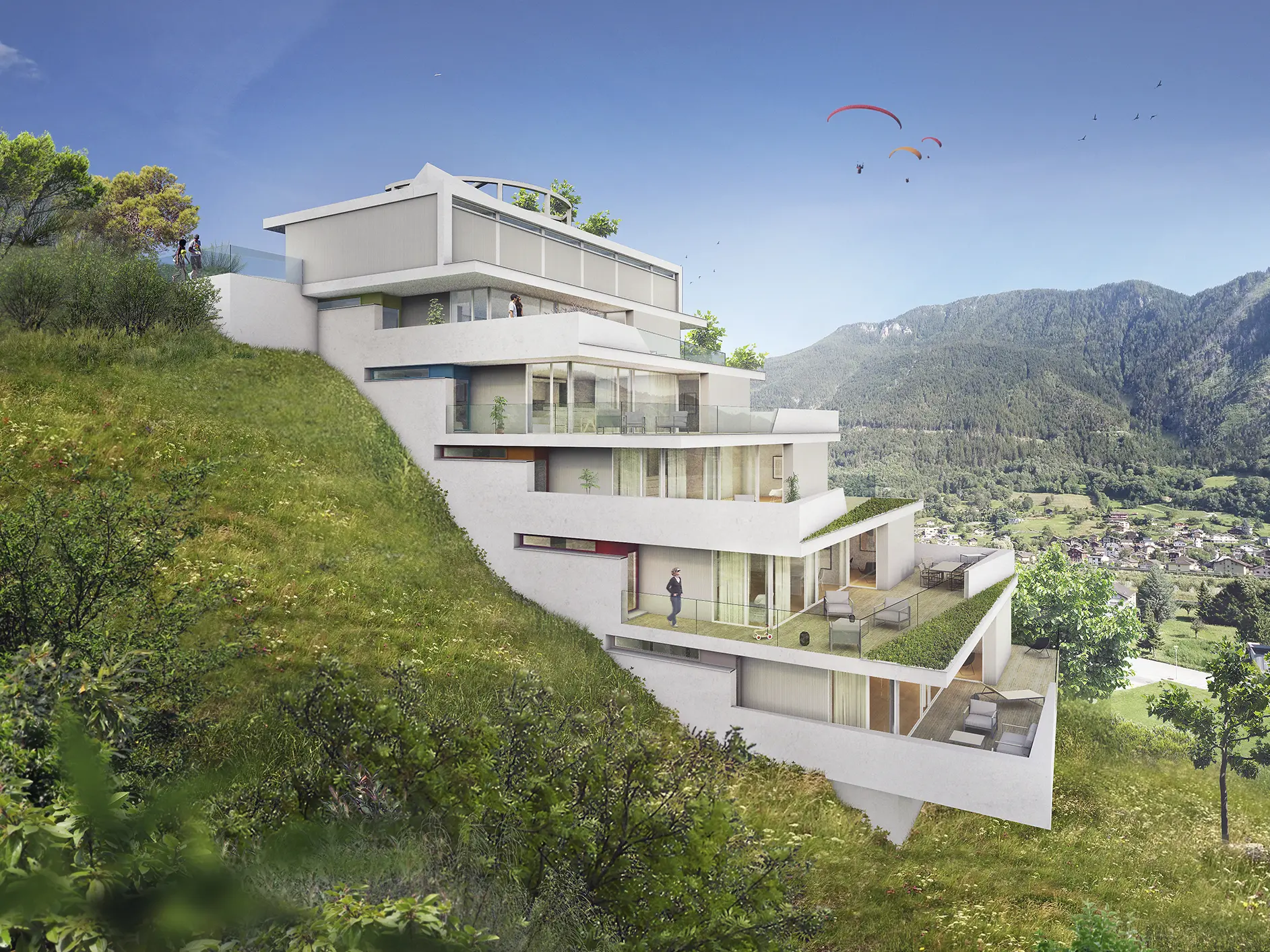 Lalden - Terrassenhaus